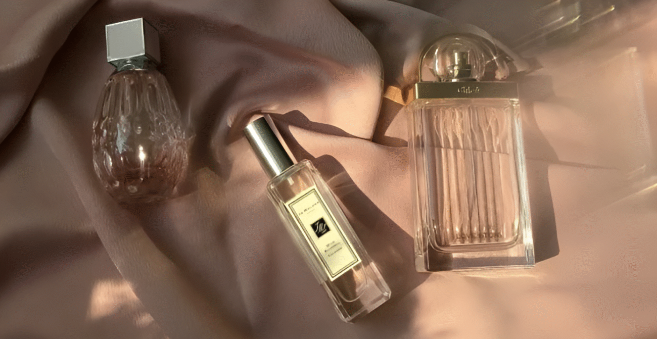 Flacon de parfum femme apaisant pour la nuit